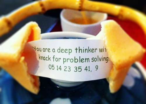 Problem-solving fortune cookie, by Tomasz Stasiuk, via Flickr Problem-solving fortune cookie, by Tomasz Stasiuk, via Flickr